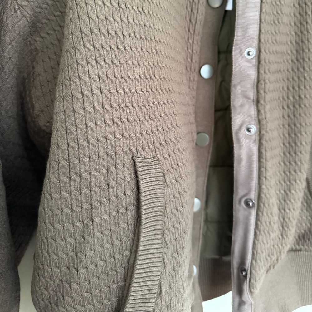 WeWoreWhat Cable‎ Knit Puffer - Picture 4 of 5